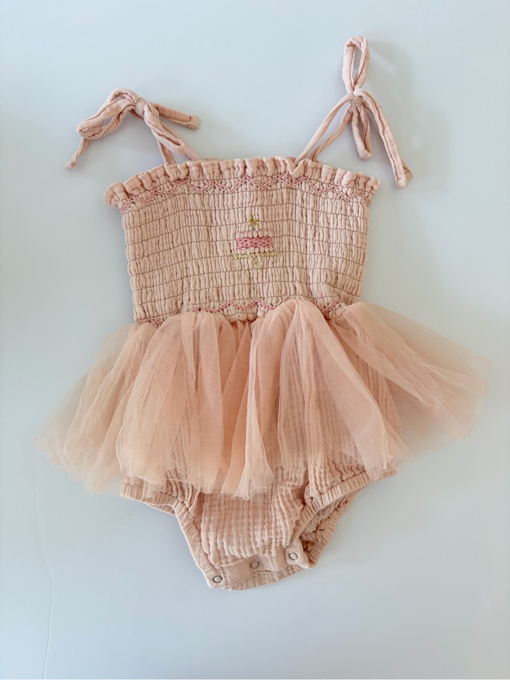 Wild Wawa Birthday Cake Tutu Romper Size 18-24 Months